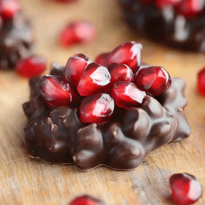 Dark Chocolate Covered Pomegranate Drops