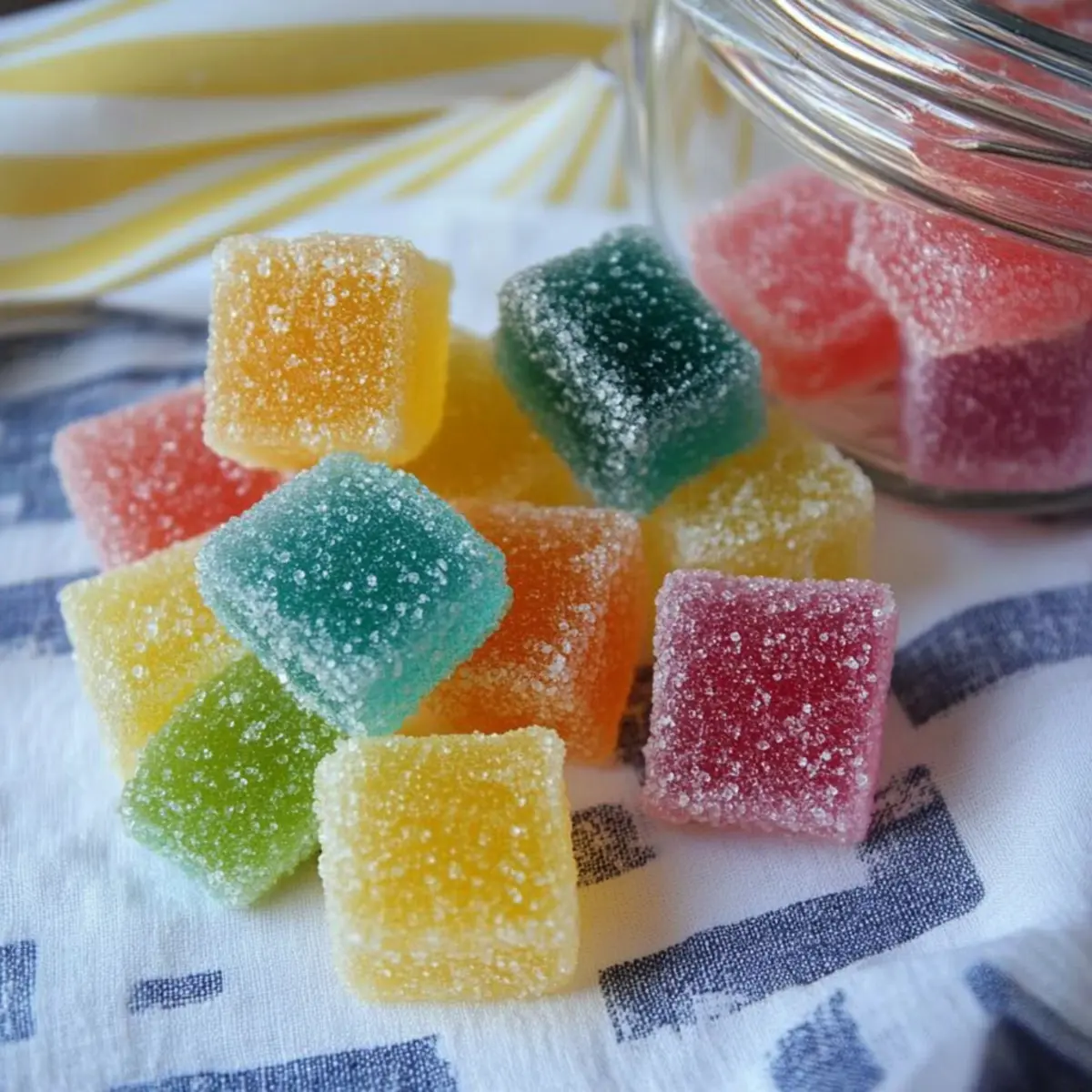 Sparkly Fruit Gummies