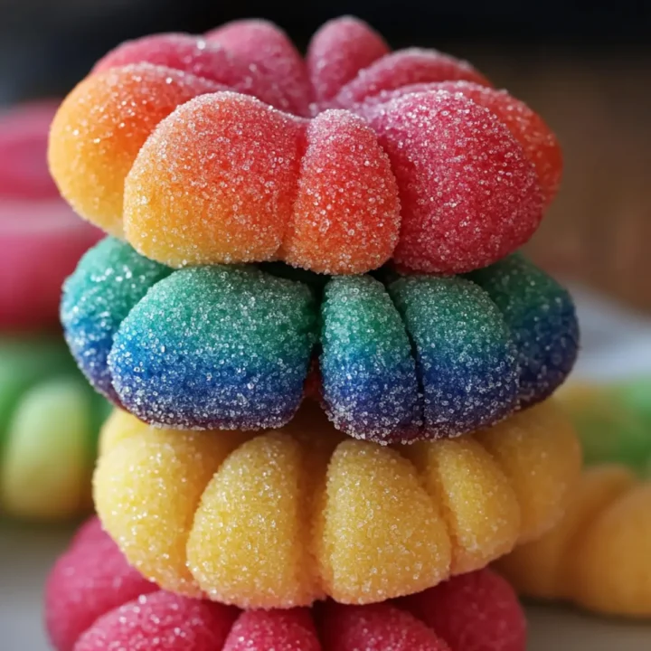 Rainbow Jello Sugar Cookies