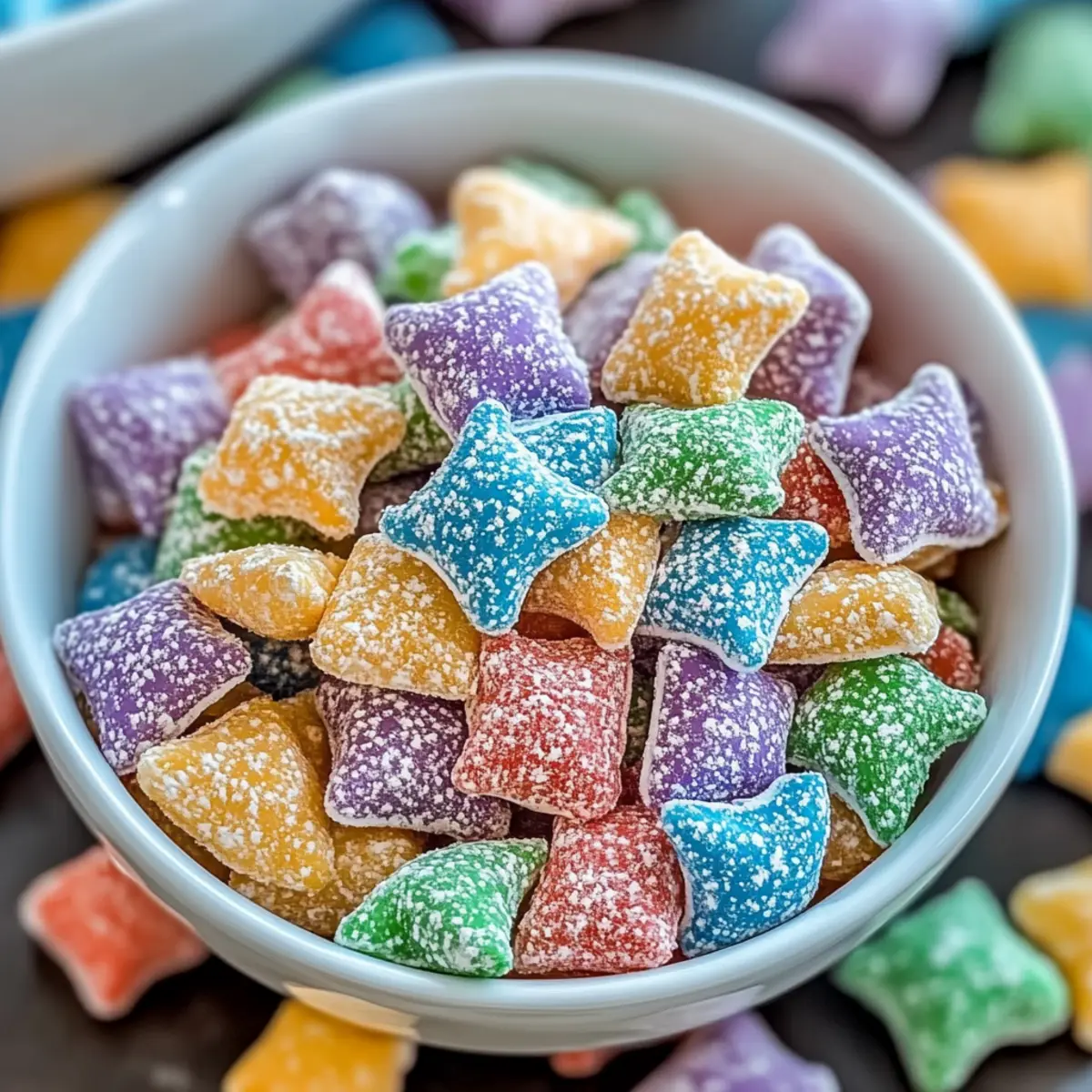 Rainbow Muddy Buddie – Colorful Party Snack Mix