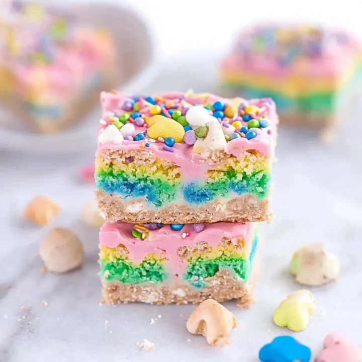 Magical Rainbow Bars - Sprinkles For Breakfast